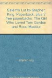 Salem's Lot by Stephen King, Paperback, plus 2 free paperbacks: The Girl Who Loved Tom Gordon and Rose Madder