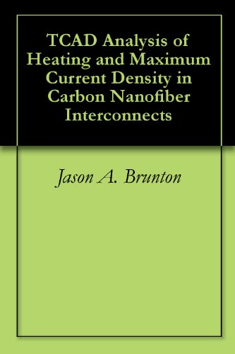 TCAD Analysis of Heating and Maximum Current Density in Carbon Nanofiber Interconnects