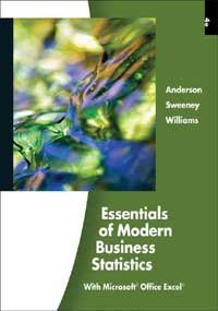Essentials of Modern Business Statistics 4th (Fourth) Edition By Williams