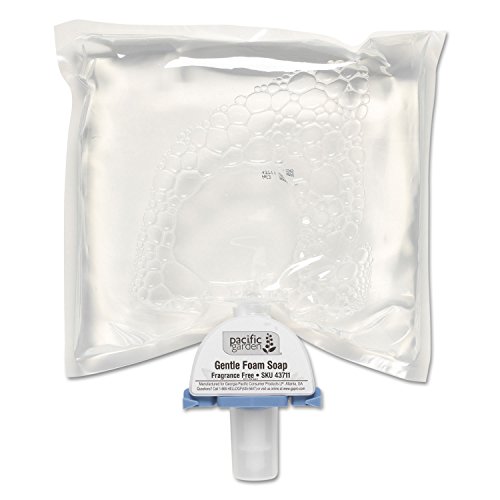 Pacific Garden Foam Hand Soap Refill by GP PRO (Georgia-Pacific), Dye and Fragrance Free, 43711, 1200 mL Per Refill, 4 Refills Per Case