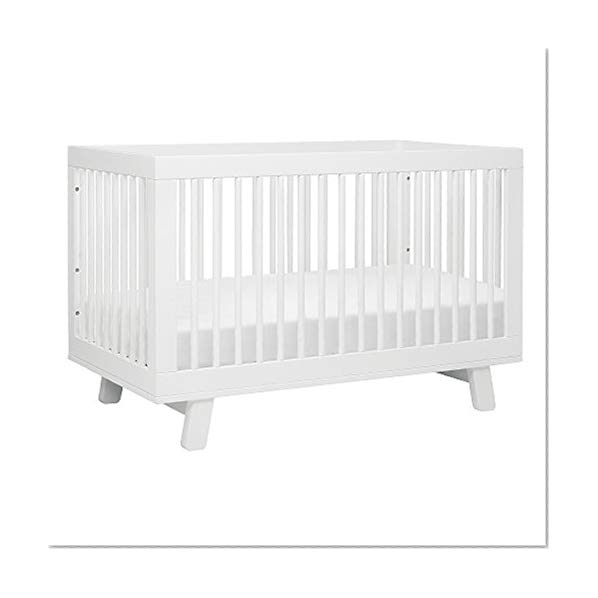 Book Cover Babyletto Hudson 3-in-1 Convertible Crib with Toddler Bed Conversion Kit, White