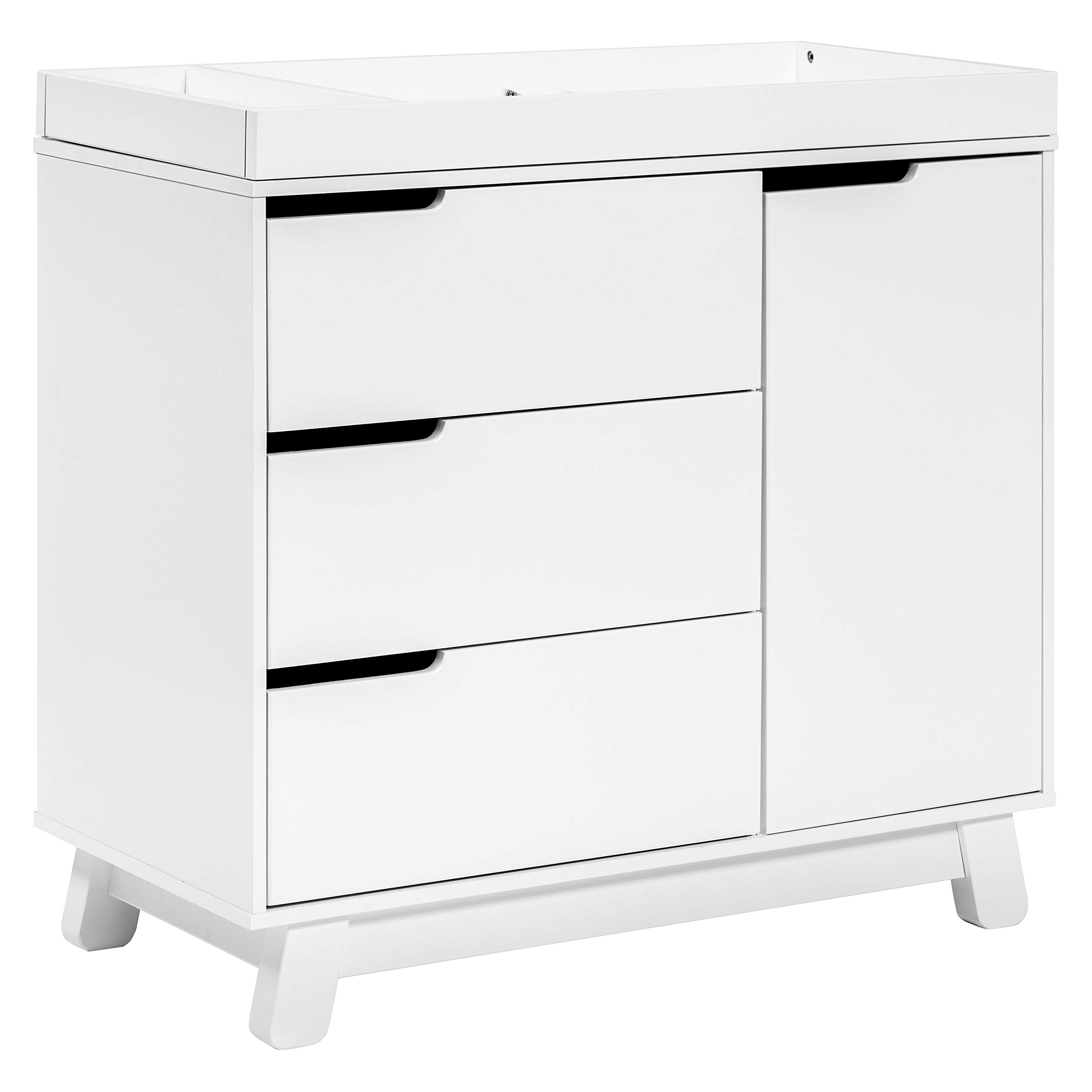 Book Cover Babyletto Hudson 3-Drawer Changer Dresser with Removable Changing Tray in White, Greenguard Gold Certified