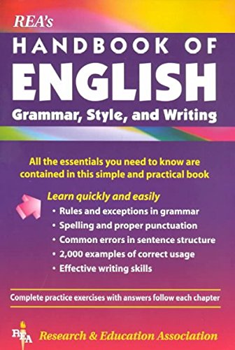 REA's Handbook of English Grammar, Style, and Writing (Language Learning)