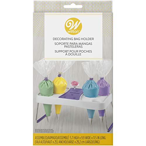 Book Cover Wilton Cake Decorating Icing Bag Stand, 6-Cavity