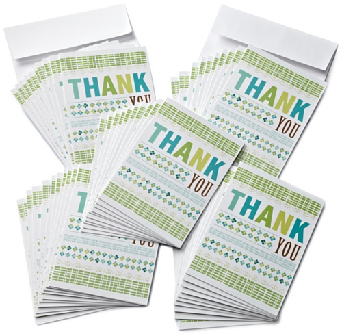 Amazon.com $10 Gift Cards, Pack of 50 with Greeting Cards (Thank You Design)