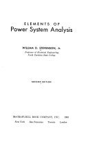 Elements of power system analysis