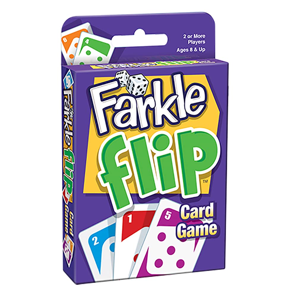 Book Cover Farkle Flip — The Classic Dice Game Now in a Card Game — For Game Nights — Ages 8+