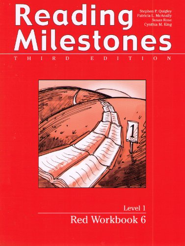 Reading Milestones Third Edition Level 1 Red Workbook 6