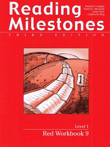 Reading Milestones Third Edition Level 1 Red Workbook 9