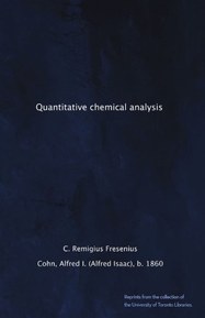 Quantitative chemical analysis