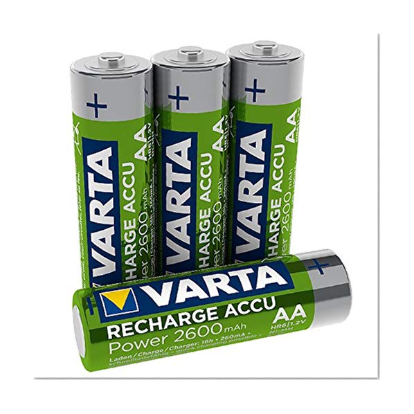 Varta Accu prêt à l'emploi - batterie rechargeable Mignon AA Ni-Mh (4-Pack, 2600 mAh)