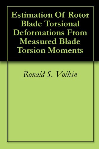 Estimation Of Rotor Blade Torsional Deformations From Measured Blade Torsion Moments
