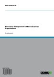 Innovation Management in Mature Business Organisations (German Edition)