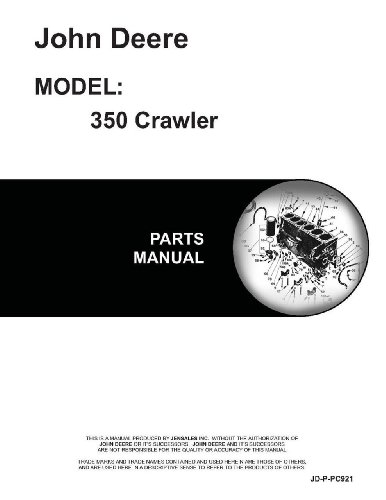 John Deere 350 Crawler Parts Manual