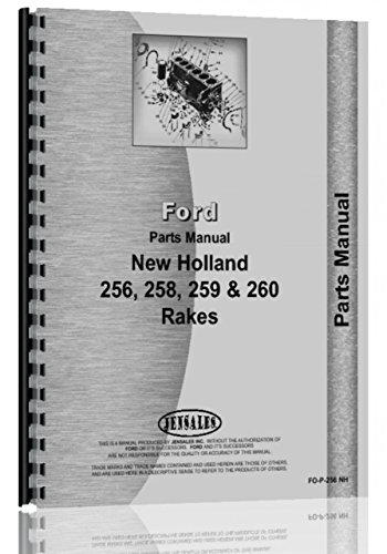 New Holland 256 Rake Parts Manual