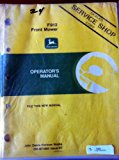 John Deere F912 & F932 Front Mower OEM Operators Manual