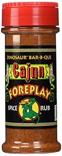 Book Cover Dinosaur Bar-B-Que Cajun Foreplay Dry Spice Rub - 5.5 oz
