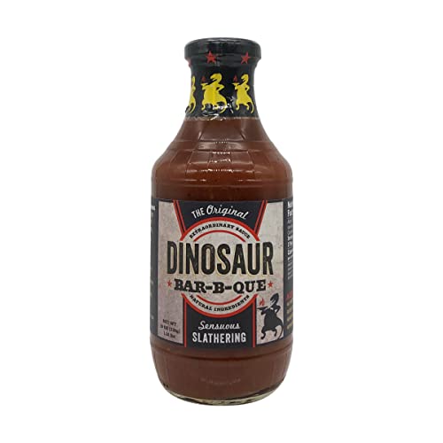 Book Cover Dinosaur Bar-B-Que Sensuous Slathering BBQ Sauce 19 oz