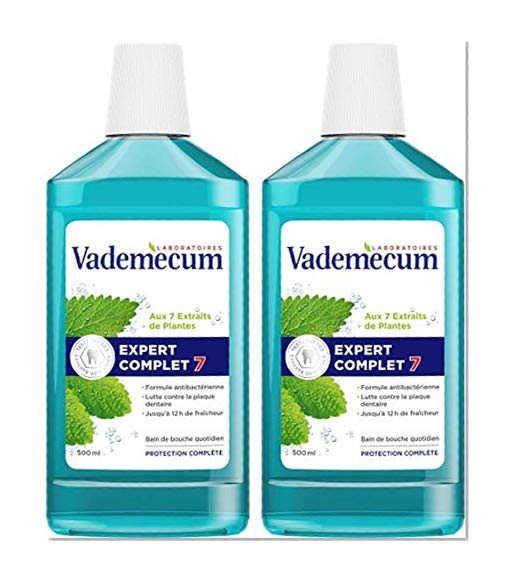 Vademecum - Bain de Bouche - Expert Complet 7 - Flacon 500 ml - Lot de 2