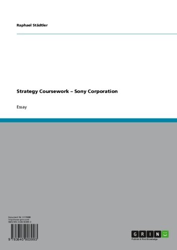 Strategy Coursework - Sony Corporation