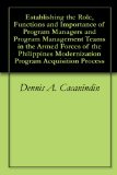 Establishing the Role, Functions and Importance of Program Managers and Program Management Teams in the Armed Forces of the Philippines Modernization Program Acquisition Process