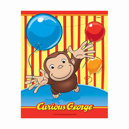 Curious George Loot Bags [8 Per Pack]