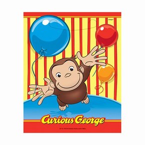 Curious George Loot Bags [8 Per Pack]