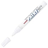 uni-Paint Marker, Medium Point, White, 1Each