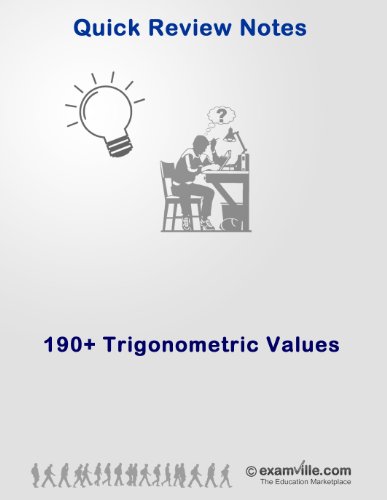 190+ Trigonometric Values: Quick Review Trigonometry (Quick Review Notes)