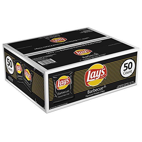 Lay's Barbecue Potato Chips 50-1oz Bag 50 Ct Brown