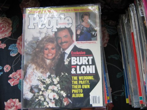 People Weekly (BURT & LONI , The Wedding , The Party , Their Own Photo Album, May 16 , 1988)