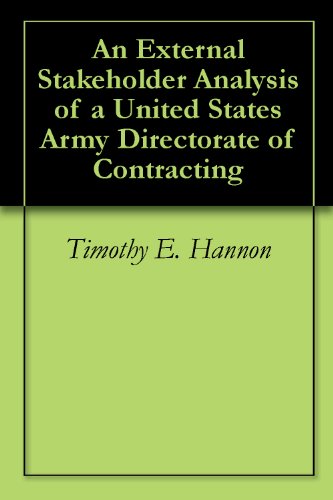An External Stakeholder Analysis of a United States Army Directorate of Contracting