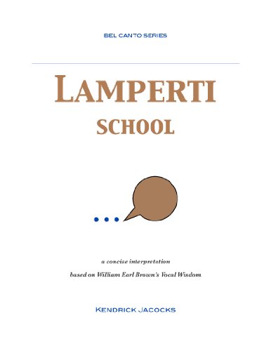 Lamperti School: A Concise Interpretation of William Brown's Vocal Wisdom (Bel Canto Series Book 4)