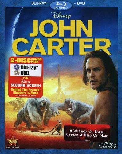Book Cover John Carter [Blu-ray] [2012] [US Import]