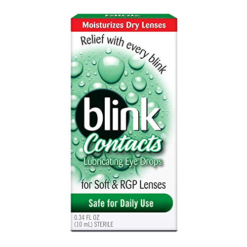 Book Cover blink Contacts Lubricating Eye Drops 0.34 oz (Pack of 4)