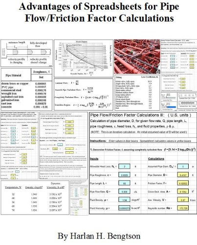 Advantages of Spreadsheets for Pipe Flow/Friction Factor Calculations