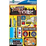 Reminisce Jet Setters 2 3-Dimensional Sticker, New York