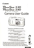 Canon PowerShot S30/S40 Digital Camera Original User Guide / Instruction Manual