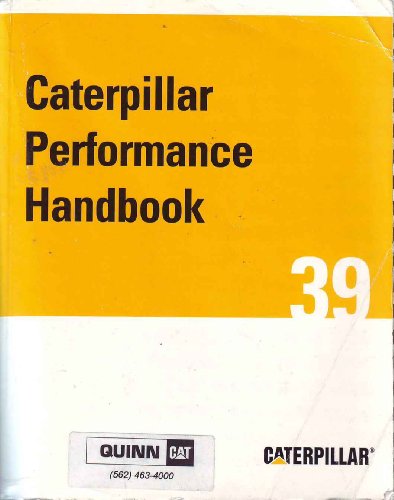 Caterpillar Performance Handbook - 39th Edition - January 2009