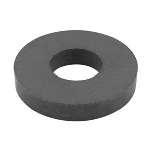 Industrial Grade 10E795 Ring Magnet, 2-3/8 in Dia, Ceramic (1) (1, 4.4 lb.)
