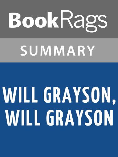 Will Grayson, Will Grayson by John Green l Summary & Study Guide
