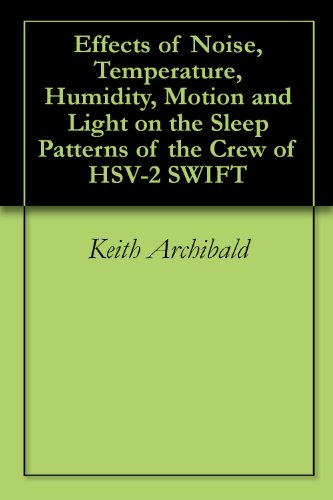Effects of Noise, Temperature, Humidity, Motion and Light on the Sleep Patterns of the Crew of HSV-2 SWIFT