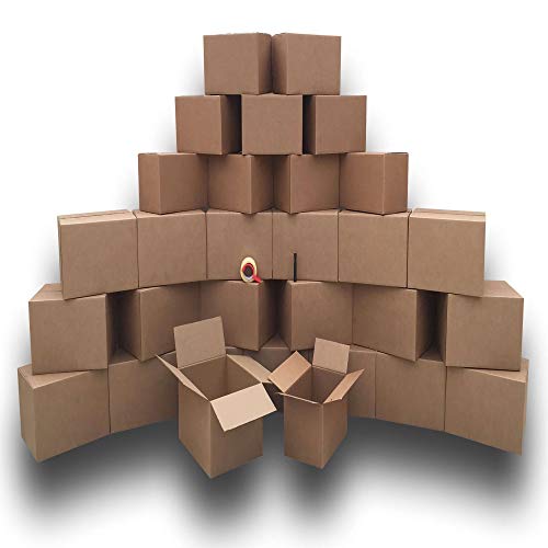 Book Cover UBOXES Moving Boxes - Value Economy Kit #2 Qty: 30 Boxes & Moving Supplies