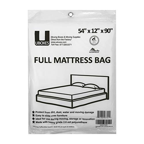 Book Cover Moving Supplies (1 Pack) Full Size Mattress Bag 54