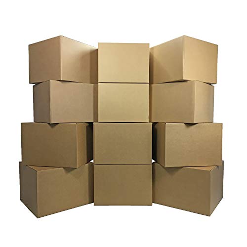 Book Cover UBOXES Moving Boxes, Large 20 x 20 x 15 Inches (Bundle of 12) Boxes for Moving (BOXBUNDLAR12)