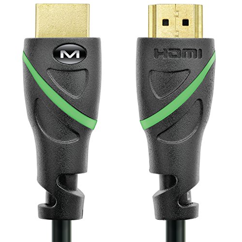 Mediabridge™ Flex Series HDMI Cable (1 Foot) Supports 4K@50/60Hz, High Speed, Hand-Tested, HDMI 2.0 Ready - UHD, 18Gbps, Audio Return Channel