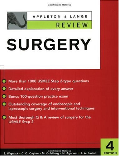Appleton & Lange Review of Surgery (Lange's Q & A: Surgery)