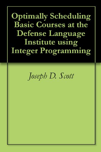 Optimally Scheduling Basic Courses at the Defense Language Institute using Integer Programming