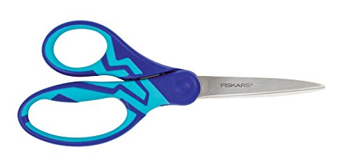 Book Cover Fiskars 199700-1001 Softgrip Student Scissors, 7 Inch, Color Received May Vary