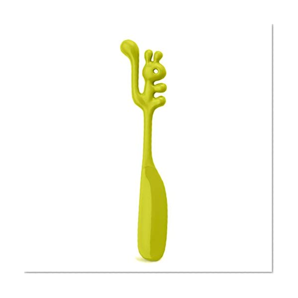 Koziol 3202582 Yummi Cuillère à tartiner Plastique Vert Moutarde Opaque 0,6 x 4,3 x 20,5 cm
